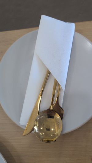 Fancy silverware at Imli Kitchen in Ormond Beach