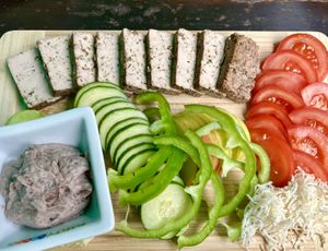 Brettljause vegan  at Weingut Buschenschank Schneiderannerl in Gleinstaetten