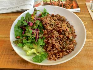 spicy black bean fried rice at Light Radiant Food in Hong Kong Island