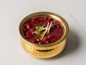 Kidney bonen in tomatensaus at Chopras Indian Restaurant in The Hague