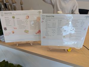 They've got a surprisingly large menu! at Gleam & Sip  in Toronto