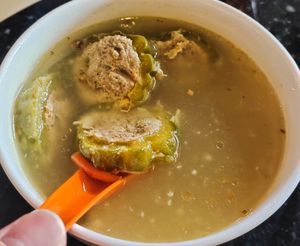 Bitter gourd Yong Tau Foo at Old House Vegetarian - 老屋素食 in Miri