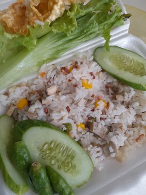 Fried rice mushrooms at Huyền Trang in Ho Chi Minh City