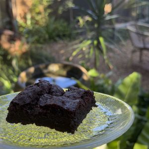 Vegan brownie   at Swell Nourished Cafe  in Crescent Head