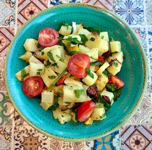 Potato salad  at Trattoria by Cinque - Five in Dubai