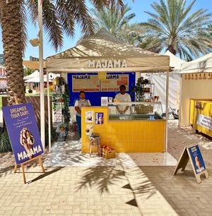 The stall at Majama - Ripe Market in Dubai