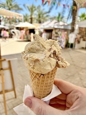 Salted caramel fudge and peanuts  at Majama - Ripe Market in Dubai