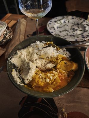 Moqueca at Poró Restaurante & Bar in Salvador