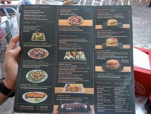 Menu at Junípero in Toledo