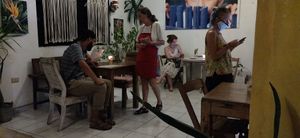 Inside at Vegetariano Mar y Tierra in Tulum