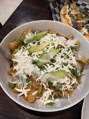 Chilaquiles   at Arles in Campeche