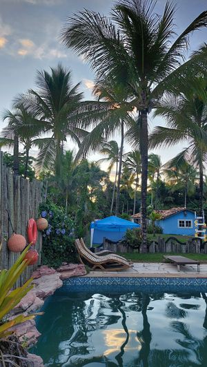Beach club at La Plage Beach Club in Porto Seguro