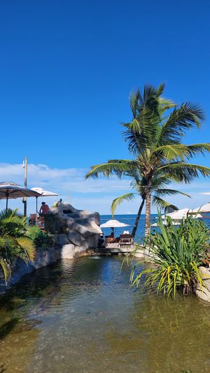 Beach club at La Plage Beach Club in Porto Seguro