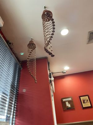 Indoor decor at New Asha Sri Lanka Restaurant in Staten Island