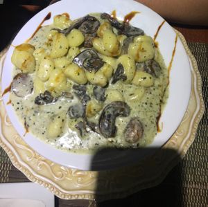portebella gnocchi at Ocean Park Cafe in San Juan