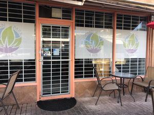 Outside  at Ocean Park Cafe in San Juan