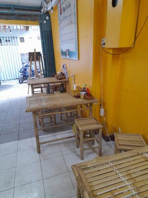 Plenty of tables inside at Tuệ Đăng Quang Vegan Restaurant in Ho Chi Minh City