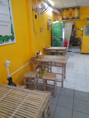 Inside at Tuệ Đăng Quang Vegan Restaurant in Ho Chi Minh City