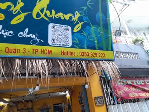 Phone number at Tuệ Đăng Quang Vegan Restaurant in Ho Chi Minh City