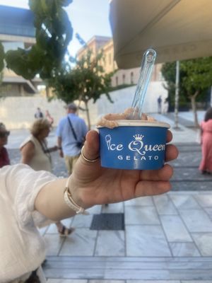   at Ice Queen Gelato in Athens