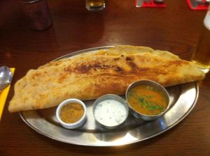 Dosa at Jaipur Palace in Manchester
