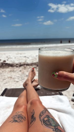 Pina colada   at Taquería la Eufemia in Tulum