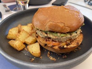Vegan Burger  at Barmood in L Estartit