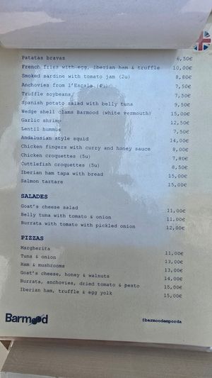 Possibly some vegan options???? at Barmood in L Estartit