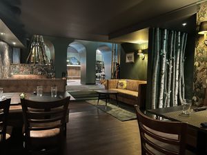 Interiors. We were there early.  at ÖUR in Stockholm