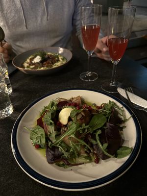 Linsentempeh mit Kartoffel Dumplings  at ÖUR in Stockholm