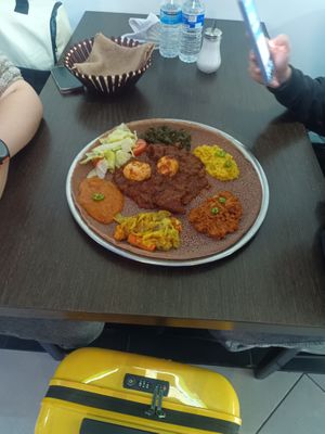  at Family Cafe Eritrean and Ethiopian restaurant in Glasgow