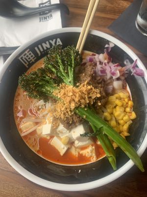 Flying Vegan Harvest Ramen  at Jinya Ramen Bar  in Royal Oak