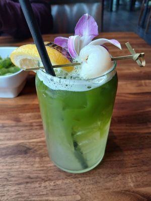 Matcha Lychee Lemonade at Jinya Ramen Bar  in Royal Oak