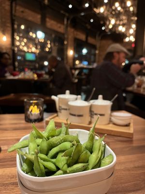Edamame  at Jinya Ramen Bar  in Royal Oak