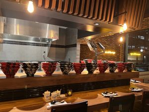 Ramen bowls  at Jinya Ramen Bar  in Royal Oak