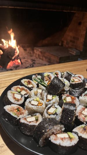 Talleres de comida vegana  at Earthship Patagonia Eco Hostel in El Bolson