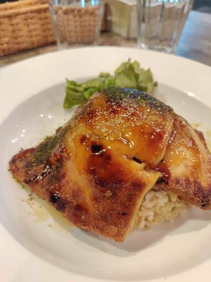 Donburi with Eel at Paprika Shokudo Vegan in Osaka
