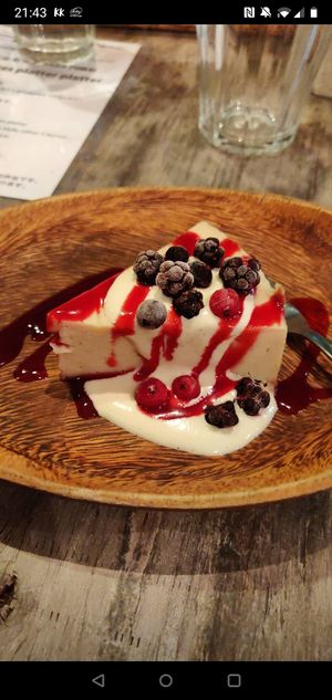 Cheese Cake at Paprika Shokudo Vegan in Osaka