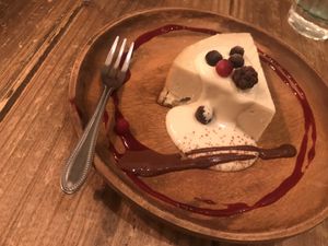 Tofu cheesecake  at Paprika Shokudo Vegan in Osaka