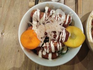 Karaage at Paprika Shokudo Vegan in Osaka