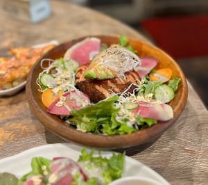 locomoco donburi #Veganuary at Paprika Shokudo Vegan in Osaka