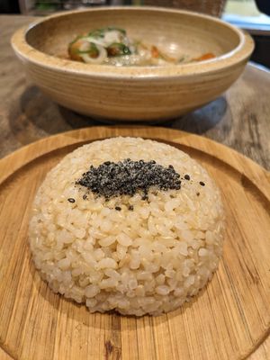 Rice at Paprika Shokudo Vegan in Osaka