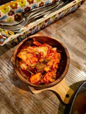 Kimchi at Paprika Shokudo Vegan in Osaka