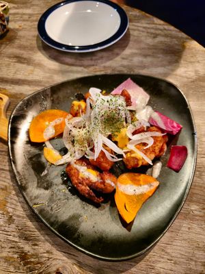 Karaage at Paprika Shokudo Vegan in Osaka