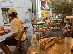 View from inside   at Paprika Shokudo Vegan in Osaka