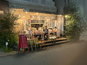 Street view  at Paprika Shokudo Vegan in Osaka