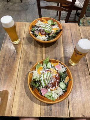 Loco moco - with and without vegan cheese  at Paprika Shokudo Vegan in Osaka