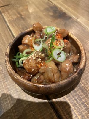 Vegan doteni (soy meat in miso)   at Paprika Shokudo Vegan in Osaka