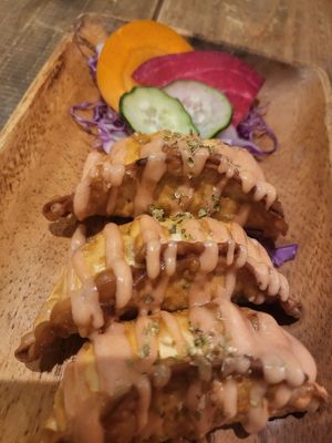 Gyōza at Paprika Shokudo Vegan in Osaka