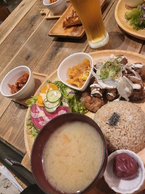 Kaarage Set at Paprika Shokudo Vegan in Osaka